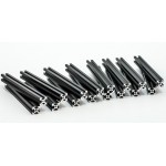 Profilés MakearBeam aluminium noire 100 mm (16 pcs)