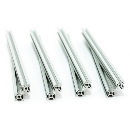 Profilés MakearBeam aluminium claire 200 mm