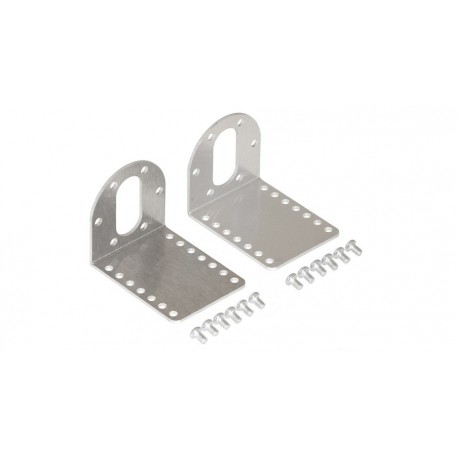 POL1084 Jeu de 2 supports pour moteurs Pololu (application robotique)