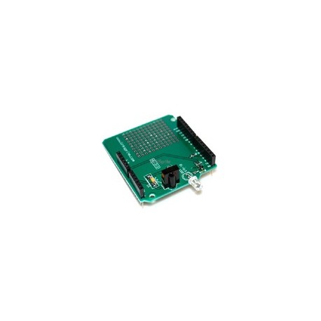 Platine Shield infrarouge pour arduino avec diodes E/R infrarouge