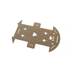 ROBCHASS4 Base plastique pour robot roulant (pour STEM)