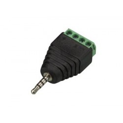 Connecteur jack 2,5mm mâle A/V  - 1