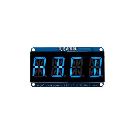 Module afficheur bleu "Quad Alpha"  - 1