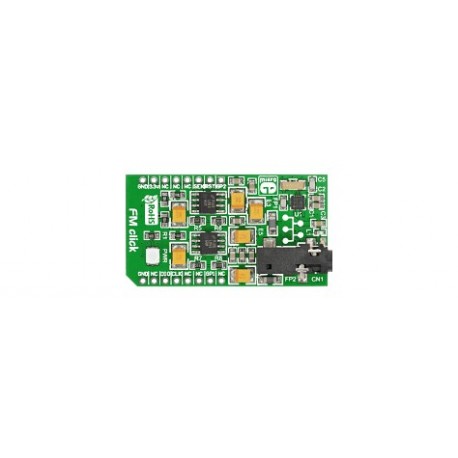 MIKROE-1431 Module FM Click récepteur radio Si4703  bande 76 à 108 MHz