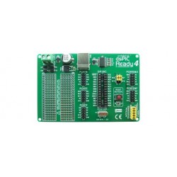 Platine d'expérimentation "dsPIC READY 4" pour dsPIC30F3010 