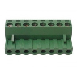 Bornier débrochable 8 plots (pas 5 mm)  TENF08