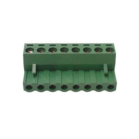 Bornier débrochable 8 plots (pas 5 mm)  TENF08