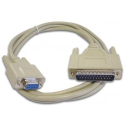 Cordon SUB-D 9 femelle / SUB-D 25 mâle  - 1