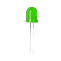 Led verte diffusante 10mm  - 1