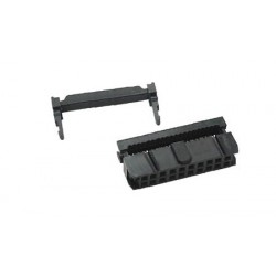 Connecteur HE10 femelle 20 broches  - 1