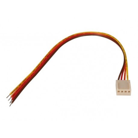 Connecteur femelle avec câble 4 contacts  - 1