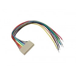 Connecteur femelle avec câble 10 contacts  - 1