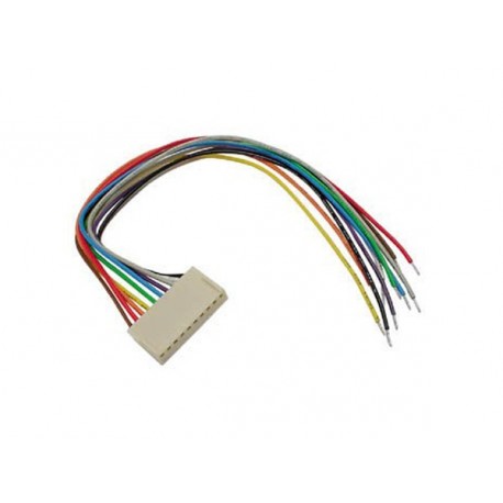 Connecteur femelle avec câble 10 contacts  - 1