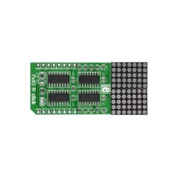 Module matrice leds jaunes 7x10 Y click MIKROE-2790