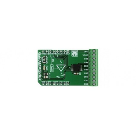 MIKROE-2859 Module Mikroelektronika GainAMP 2 click