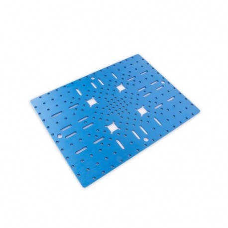 MAK62475 Base aluminium 248 x 184 mm pour robot et apprentissage STEM