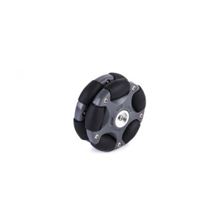 MAK87085 - Roue double "à rouleaux" diamètre 58 mm pour robotique