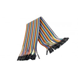 Jeu de 40 straps flexibles F-F (40 cm)  - 1