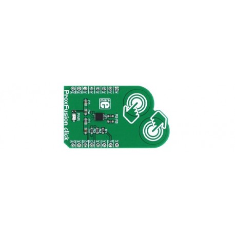 Module capteur capacitif et effet Hall ProxFusion click board MIKROE-2920