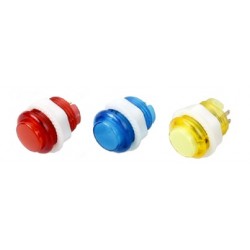 Bouton arcade 24 mm vissable lumineux