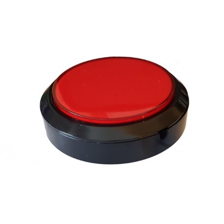 Grands boutons lumineux plats type arcade 100 mm à microswitch pour rétro-gaming
