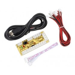 Interface USB Joystick-Boutons pour borne d'arcade