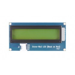 Module Grove Afficheur LCD 2x16 (noir sur rouge) 104020112 pour Arduino