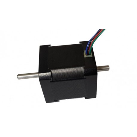Moteur pas-à-pas NEMA17 à arbre traversant