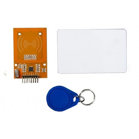 Module lecteur RFID 13.56 MHz  + 2 TAG Mifare® pour arduino
