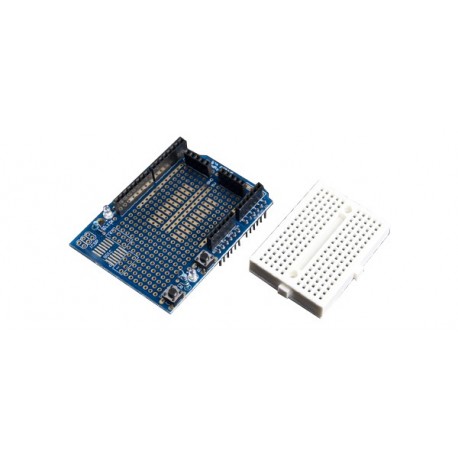 Carte Shield de prototypage + Breadboard pour arduino UNO