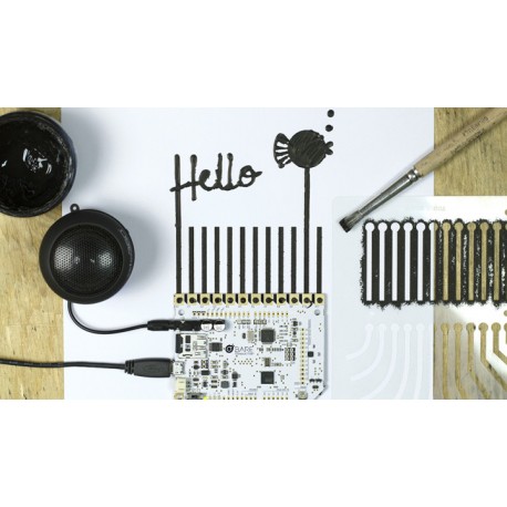 Exemple d'application de la Touch Board