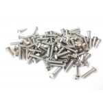 Pack de 100 vis M3 de 12 mm avec tête carrée spécialement conçues pour l'assemblage des profilés Makerbeam.