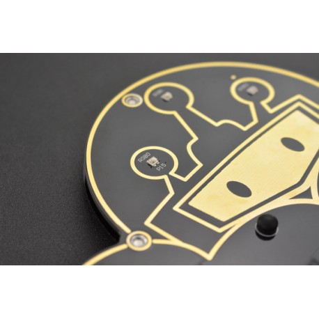 Détail des LEDS RGB de la platine micro: IoT DFROBOT MBT0012 pour carte micro:bit