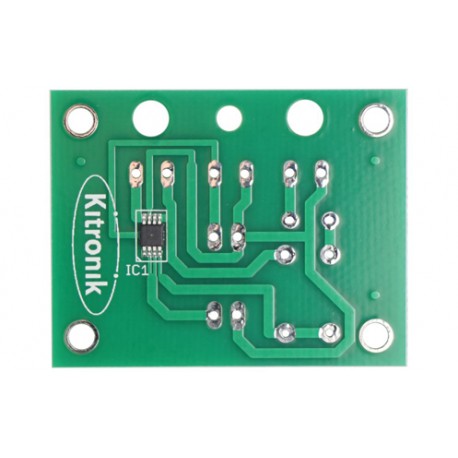 Circuit CMS NCP2890 pré-soudé sur le kit amplificateur Mono 1W Kitronik 2165
