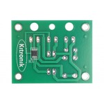 Circuit CMS NCP2890 pré-soudé sur le kit amplificateur Mono 1W Kitronik 2165