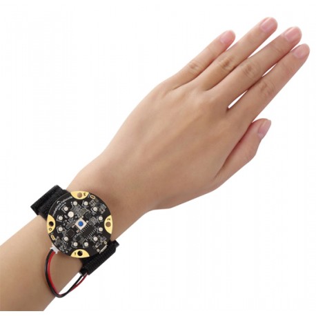 Module HaloCode monté avec le bracelet sangle