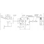 Dimensions de la serrure à solénoïde DFROBOT FIT0620