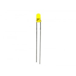 Led jaune diffusante 3mm  - 1