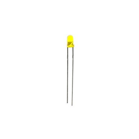 Led jaune diffusante 3mm  - 1