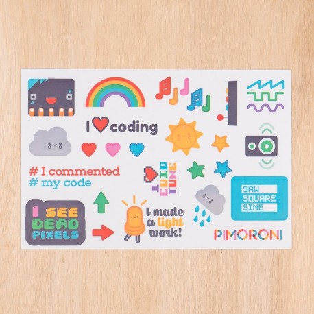 Étiquettes de personnalisation du Badge KitScroll:bit Bear