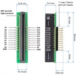 Dimensions de la platine Breakout Breadboard