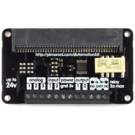 Face avant du module Pimoroni automation:bit PIM371
