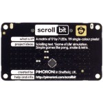 Vue arrière du module Pimoroni scroll:bit PIM353 pour micro:bit