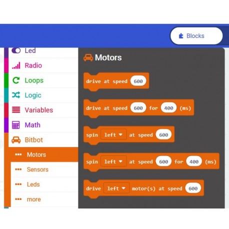 Programmation de la plateforme Bit:Bot PRO pour micro:bit