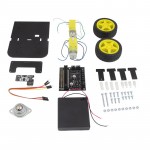 Détail de la base robotique Buggy suiveur de ligne Kitronik 5638 pour micro:bit