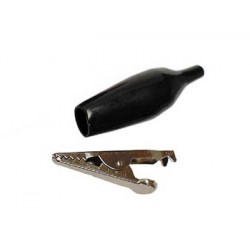 Pince crocodile 44 mm à souder - noir  - 1