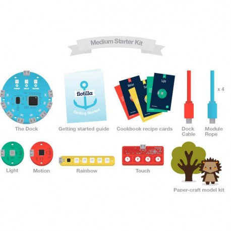 Détail du Starter-kit Flotilla Medium Treasure Chest pour Raspberry