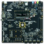 Vue de dessus de la carte de développement Genesys ZU-3EG: Zynq Ultrascale+ MPSoC
