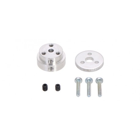 Adaptateur aluminium pour roue de trottinette pour axe moteur 5 mm