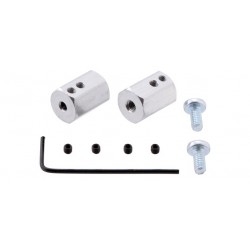 Adaptateurs hexagonal 12 x 20 mm Pololu 2686 pour axe 6 mm